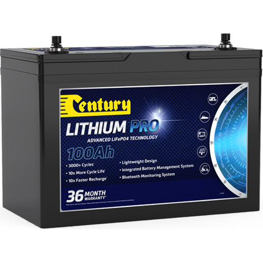 Century C12-100XLI Lithium Pro 100AH Battery - 117100