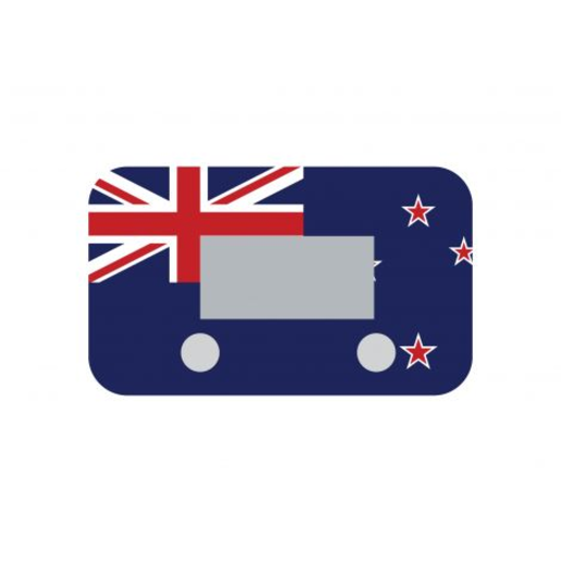 EVC Throttle Controller Face Plate New Zealand Flag - CFNZ