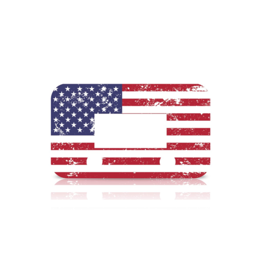 EVC Throttle Controller Face plate USA Flag - Grunge - CFUG